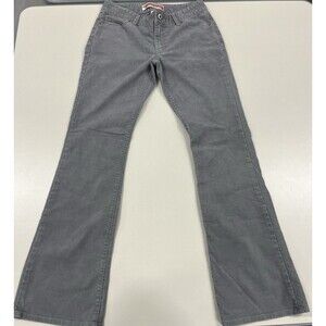 Women's Gap Gray Corduroy Curvy Flare Pants, Size 2